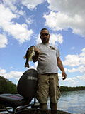 Nice Bass caught by Tom Bapp